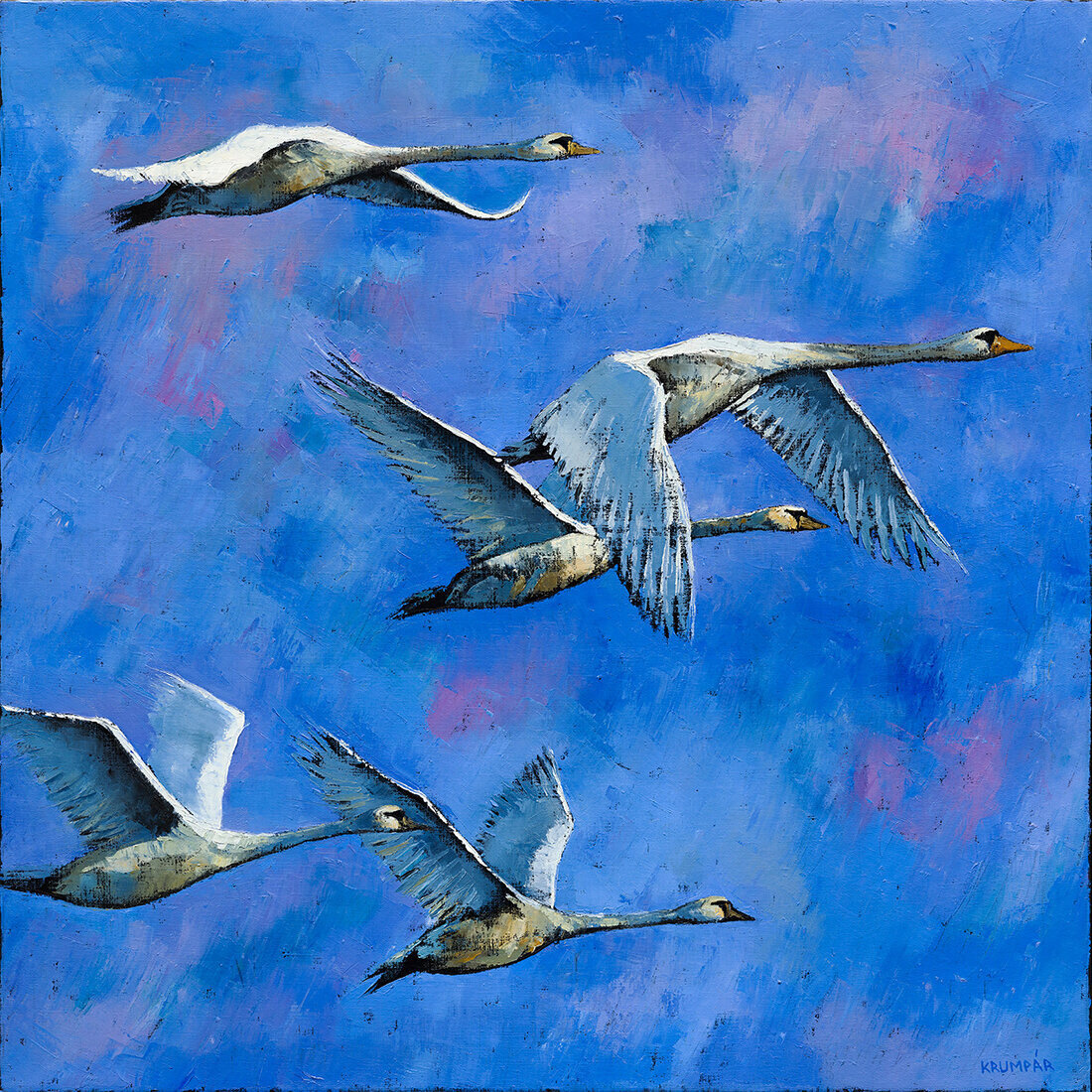 Flying Swans, 1090 EUR