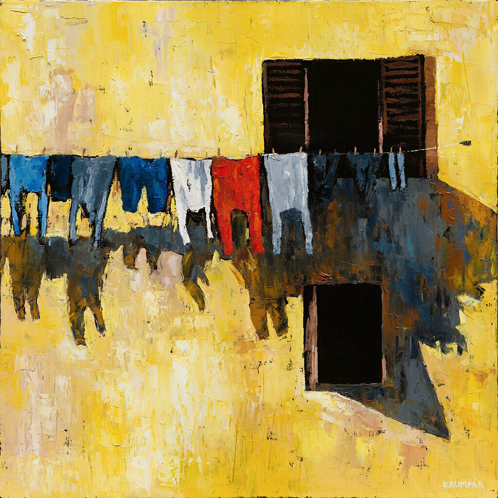 Laundry On A Line /SOLD/